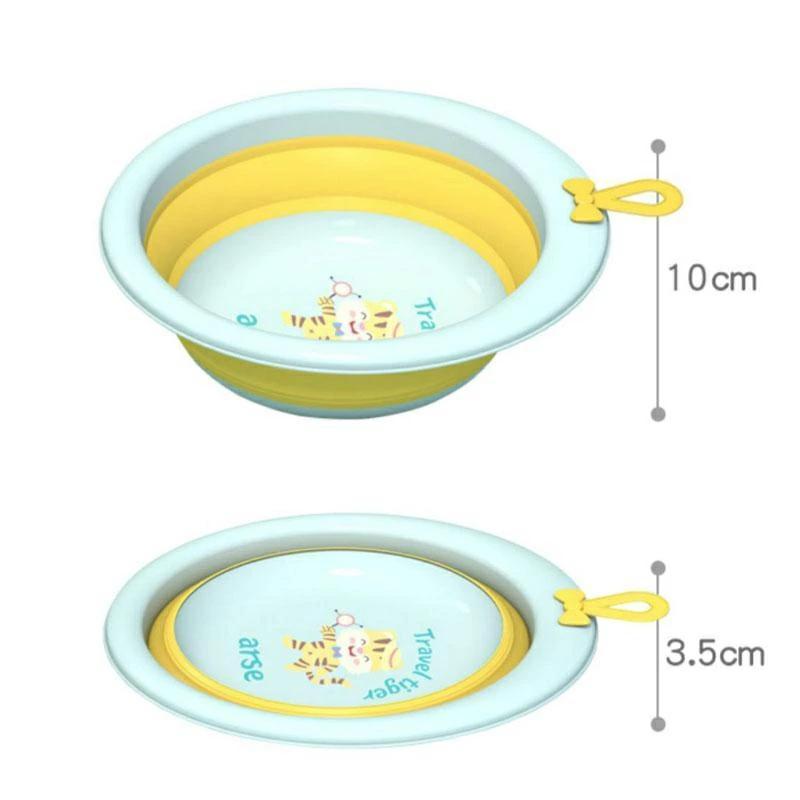 洗面器 手桶 湯桶 子供用 ベビー キッズ バス用品 桶 洗濯桶 お風呂グッズ 赤ちゃん 女の子 男の子 折り畳み 使いやすい 出産祝い 入園祝い 可愛い 軽い | ブランド登録なし | 05