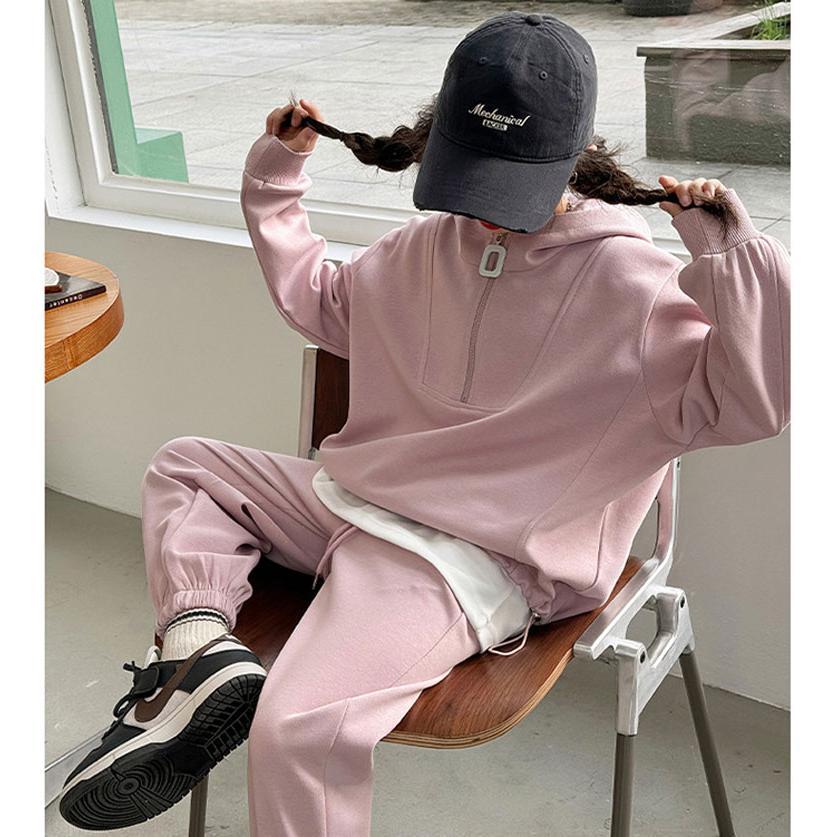 子供服 上下 セットアップ 女の子 スポーツウェア ガールズ パーカー ロングパンツ ルームウェア ジャージ 女児 長袖 普段着 春秋冬 ジュニア服 ジュアル |  | 05