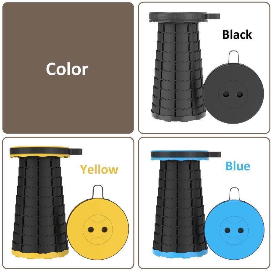 折りたたみ式 収納スツール 折りたたみ椅子 チェア 伸縮スツール ポータブルチェア アウトドアチェア コンパクト 軽量 キャンプ アウトドア 屋外 イベント | ブランド登録なし | 11
