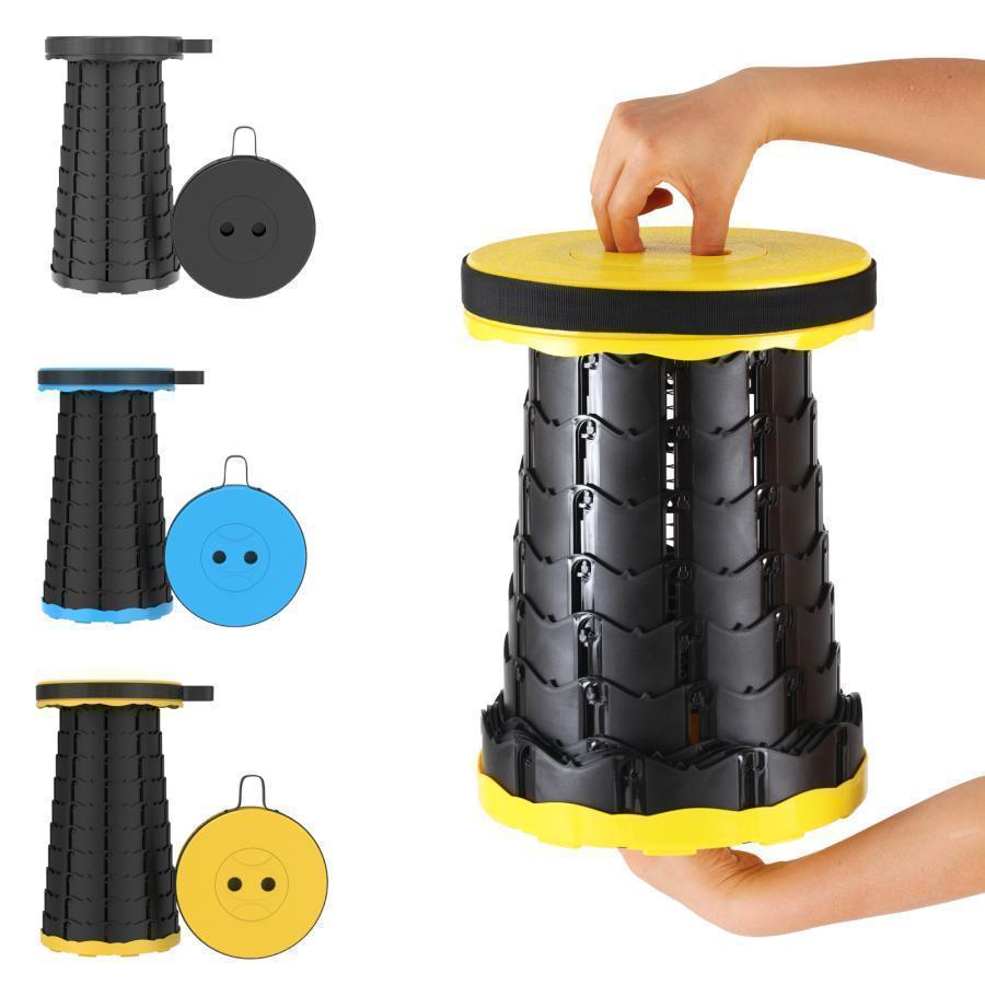 折りたたみ式 収納スツール 折りたたみ椅子 チェア 伸縮スツール ポータブルチェア アウトドアチェア コンパクト 軽量 キャンプ アウトドア 屋外 イベント | ブランド登録なし | 03