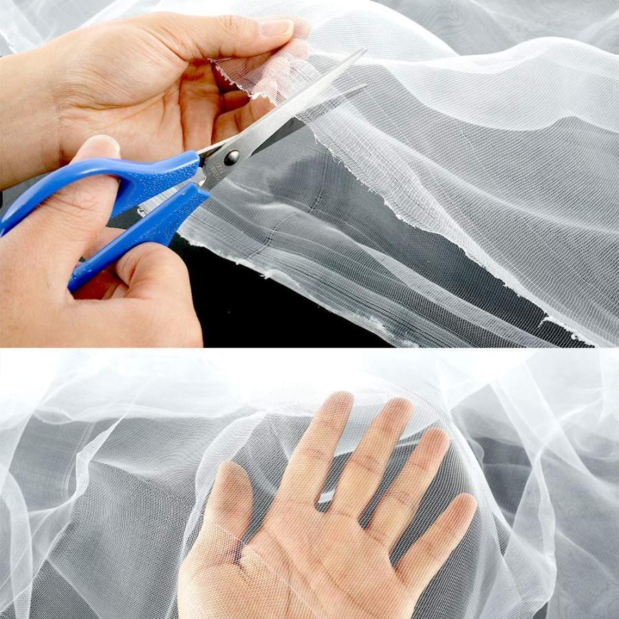 防虫ネット 園芸 防鳥ネット 防虫メッシュ 野菜栽培 菜園 プランター 花壇適用 透明 植物保護 虫鳥除け網 保温 防霜 防風 農業資材 ホワイト 0.6mm目 (2.5*10m) | ブランド登録なし | 05