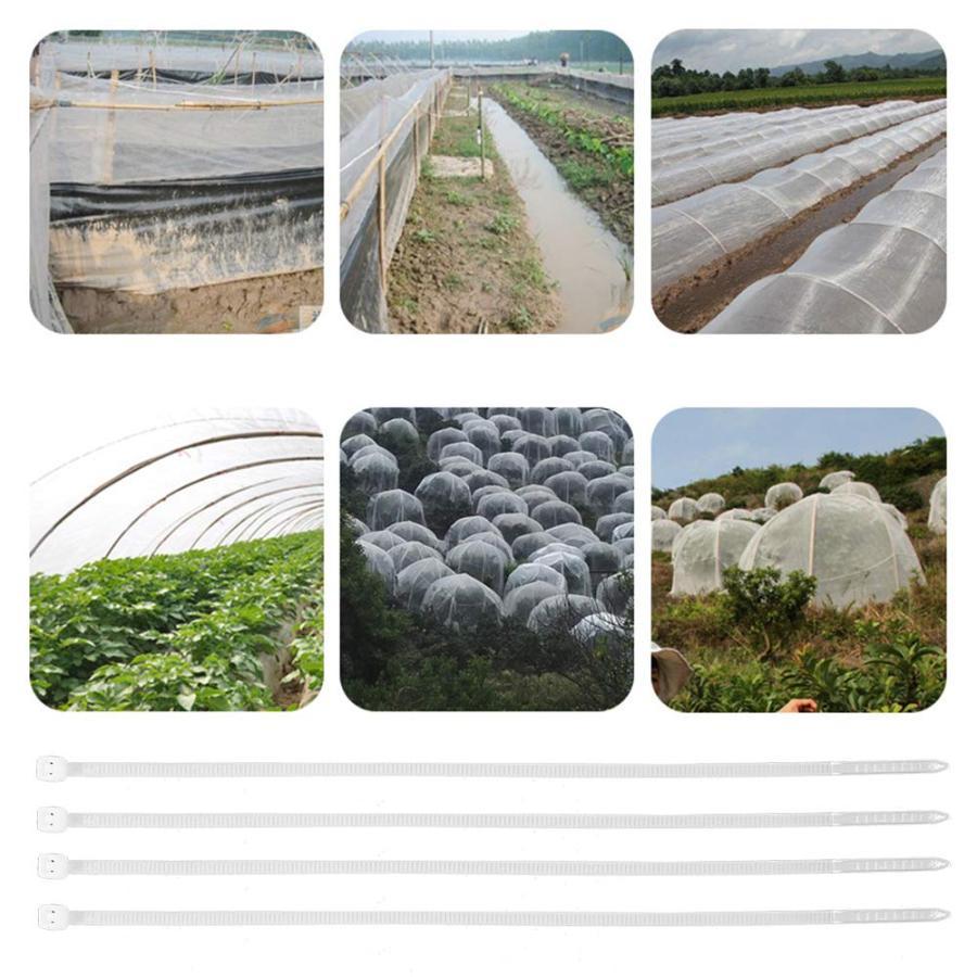 防虫ネット 園芸 防鳥ネット 防虫メッシュ 野菜栽培 菜園 プランター 花壇適用 透明 植物保護 虫鳥除け網 保温 防霜 防風 農業資材 ホワイト 0.6mm目 (2.5*10m) | ブランド登録なし | 07