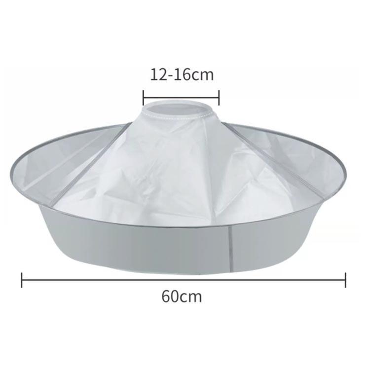 散髪ケープ 折りたたみ 散髪用ケープ 折り畳み ヘアカット カットケープ 大人 キッズ ジュニア 学生 マジックテープ調整 散髪マント エプロン ヘア |  | 02