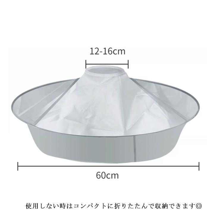 散髪ケープ 折りたたみ 散髪用ケープ 折り畳み ヘアカット カットケープ 大人 キッズ ジュニア 学生 マジックテープ調整 散髪マント エプロン ヘア |  | 07