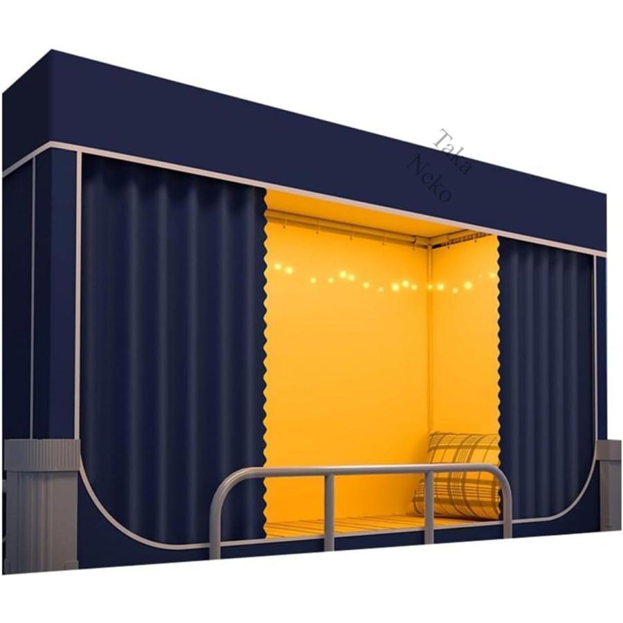 室内テント ベッドテント 蚊帳 一人用 プライバシーテント 2段ベッド カーテン 防音 防蚊 防虫 防塵 遮光 通気性 多機能 学生寮 寝室 キャンプ 家庭用 組み立て |  | 01