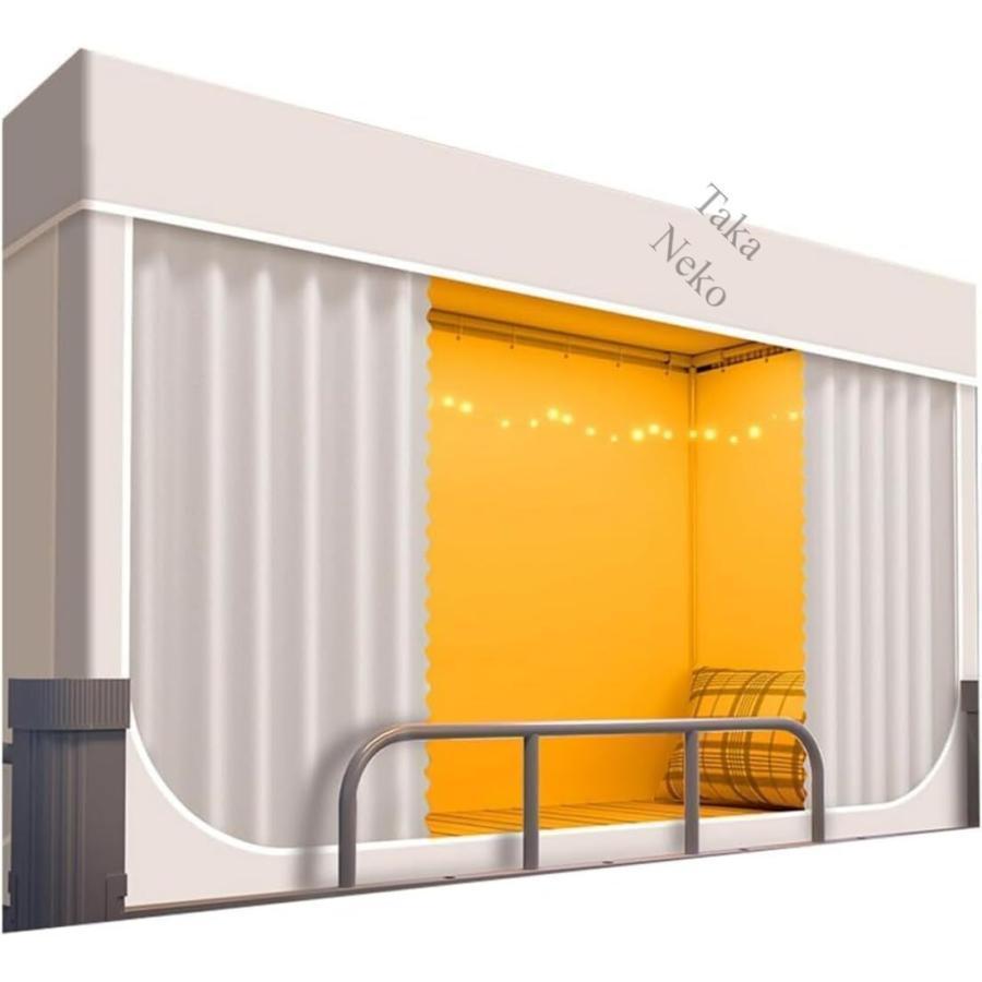 室内テント ベッドテント 蚊帳 一人用 プライバシーテント 2段ベッド カーテン 防音 防蚊 防虫 防塵 遮光 通気性 多機能 学生寮 寝室 キャンプ 家庭用 組み立て |  | 08