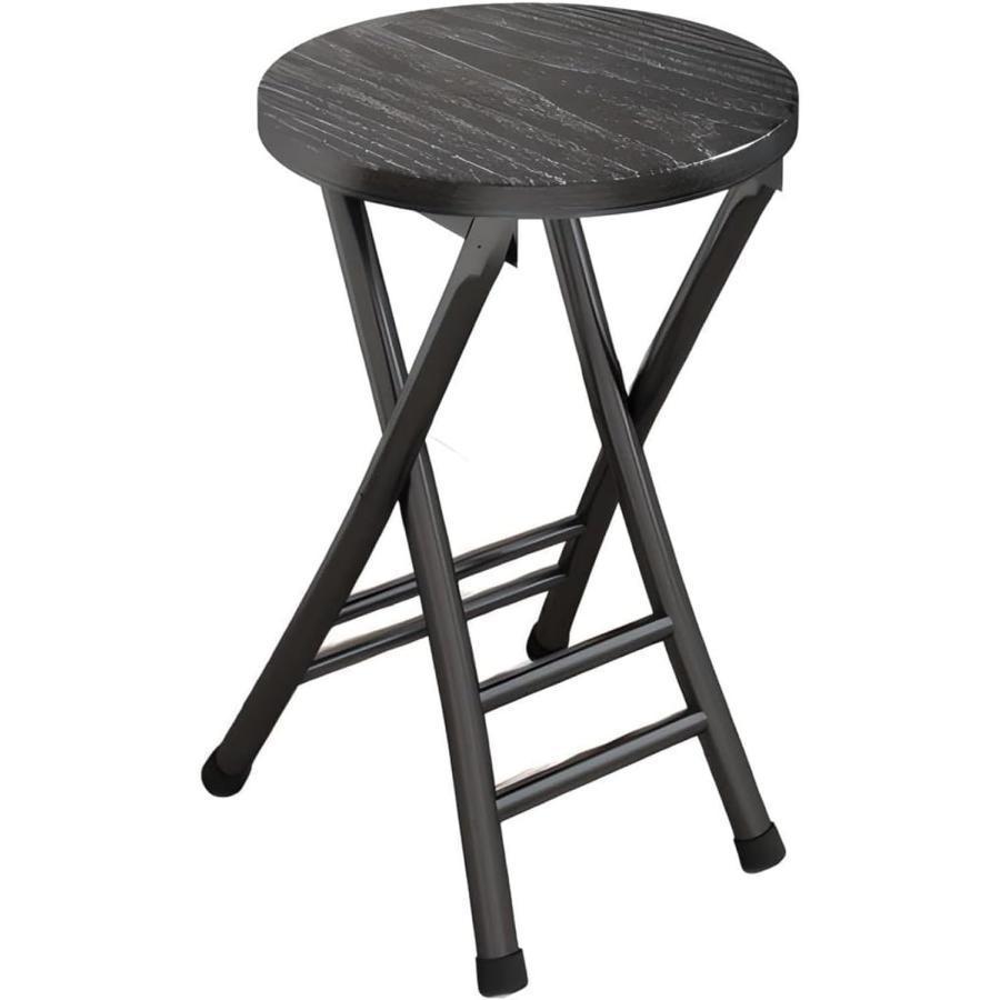 折りたたみ椅子 カウンターチェア 木製 スチール ハイチェア 足置き付き バーチェア ハイスツール ダイニングチェア パイプ椅子 チェア 椅子 朝食 喫茶店 軽量 | ブランド登録なし | 19