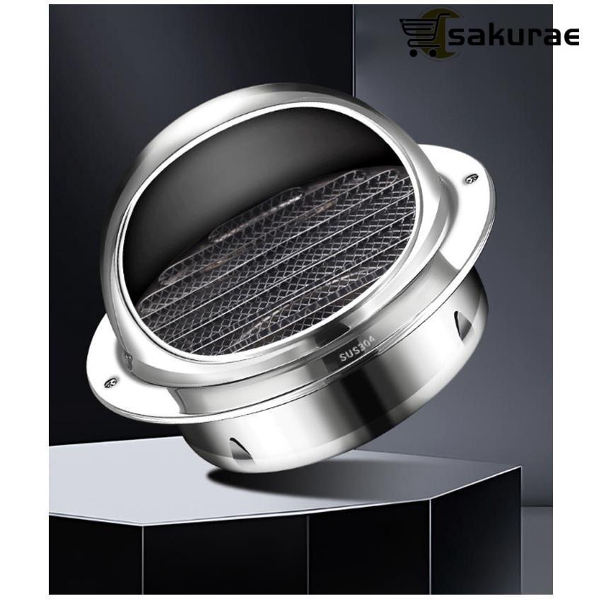 換気口カバー 通気口 丸型 フード付ガラリ 防虫網付 ステンレス製 吸気口 ダクト用 丸型 屋内 換気部品 自然換気用 ダクトホース接続 換気ホース接 |  | 08