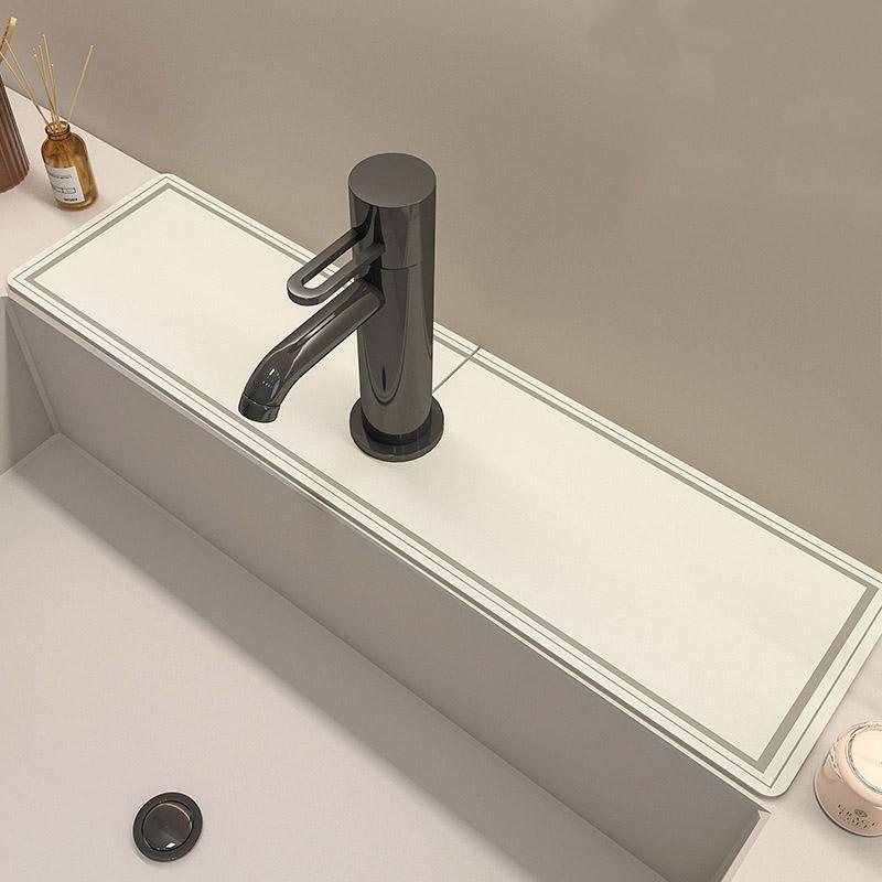 水切りマット 蛇口マット 珪藻土 蛇口乾燥マット 洗面台 新生活応援 蛇口乾燥 ソフト 珪藻土マット キッチンマット 水栓マット 乾燥 速乾吸水 抗菌 割れない | ブランド登録なし | 02