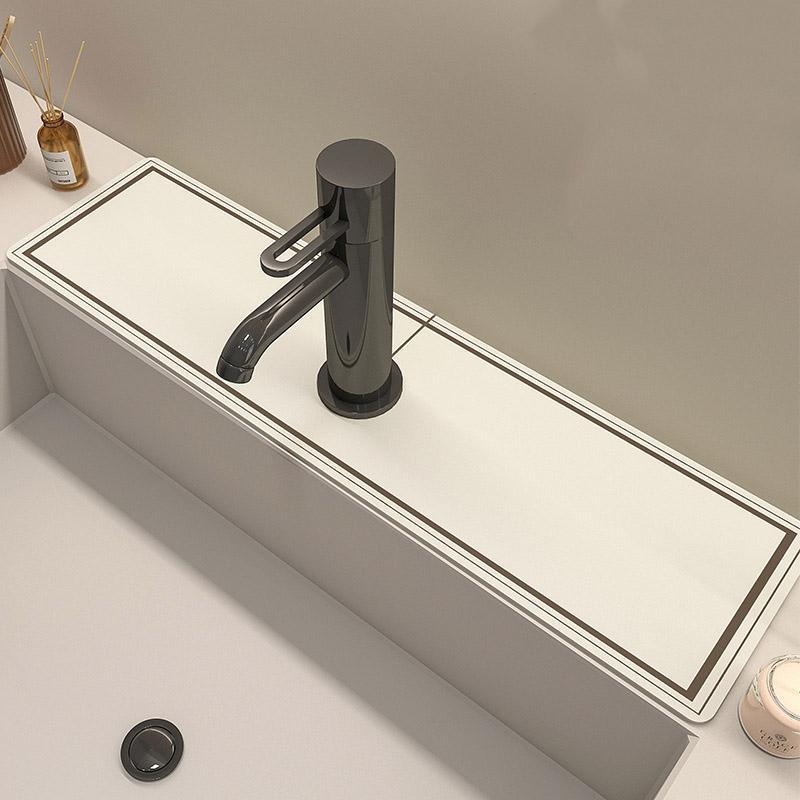 水切りマット 蛇口マット 珪藻土 蛇口乾燥マット 洗面台 新生活応援 蛇口乾燥 ソフト 珪藻土マット キッチンマット 水栓マット 乾燥 速乾吸水 抗菌 割れない | ブランド登録なし | 06