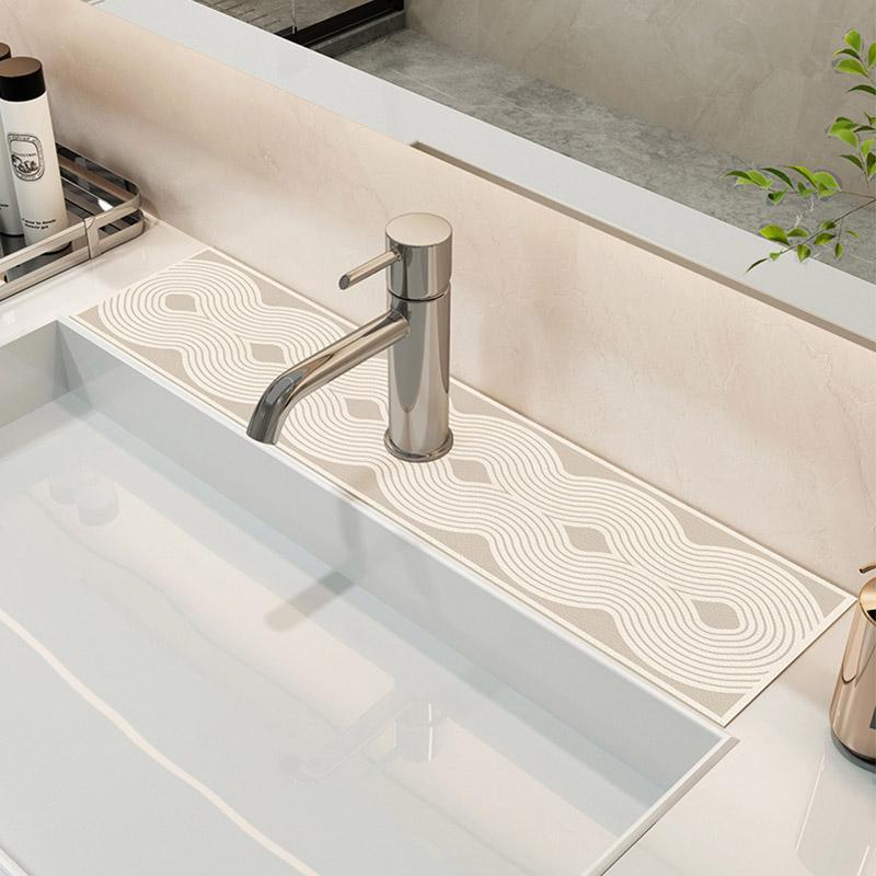 水切りマット 蛇口マット 珪藻土 蛇口乾燥マット 洗面台 新生活応援 蛇口乾燥 ソフト 珪藻土マット キッチンマット 水栓マット 乾燥 速乾吸水 抗菌 割れない | ブランド登録なし | 07