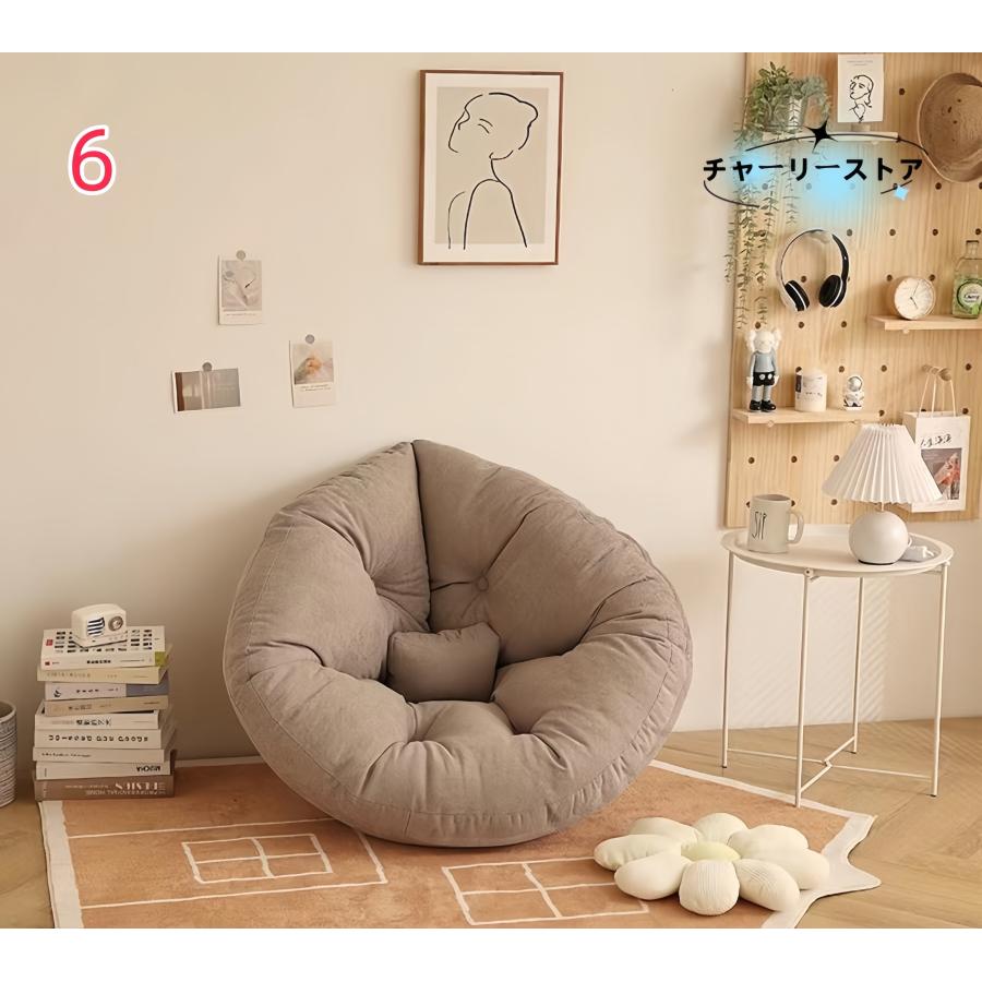 ダメになるフィットクッションソファ 3way しずく型座椅子 人沙 加厚