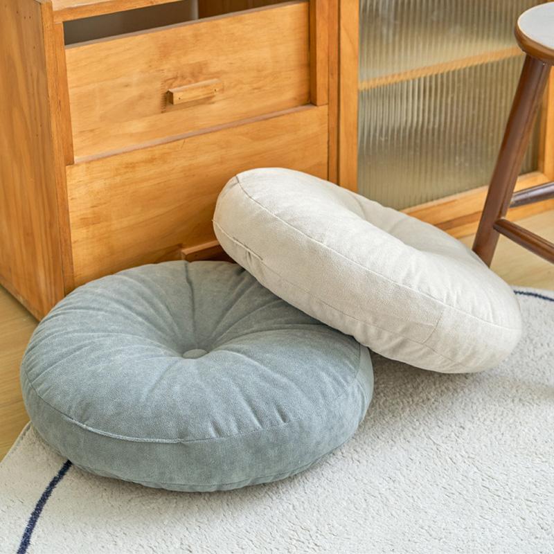 座布団 フロアクッション 2個セット クッション 丸型 チェアパッド ごろ寝クッション 椅子用 チェアクッション ラウンドタイプ あぐら クッション 瞑想 座禅 | ブランド登録なし | 10