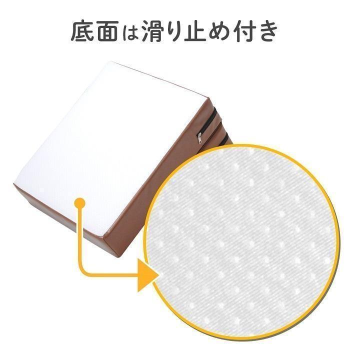 ドッグステップ 犬 2段 ソファー 階段 ドッグスロープ レザー 段差 増やせる ベッド ステップ ペット用ステップ 収納 犬用階段 踏み台 介護 | ブランド登録なし | 11