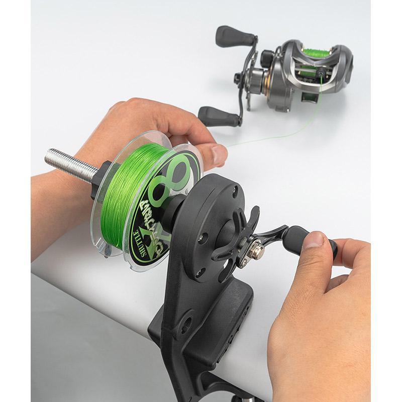 マキシマムワインダー リール巻き上げ器 巻き上げ器 ワインダー 巻き取り装置 糸巻き機 リサイクラー ライン 釣り糸 結び器 メンテナンスツール |  | 12