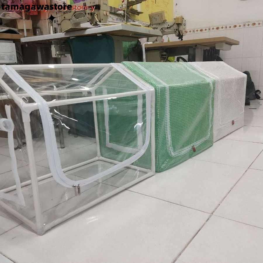 省スペースタイプ ミニ 組立式 ビニールハウス 簡易温室 ビニール温室 菜園ハウス ファスナー付き 育苗 家庭用 園芸 ベランダ | ブランド登録なし | 01