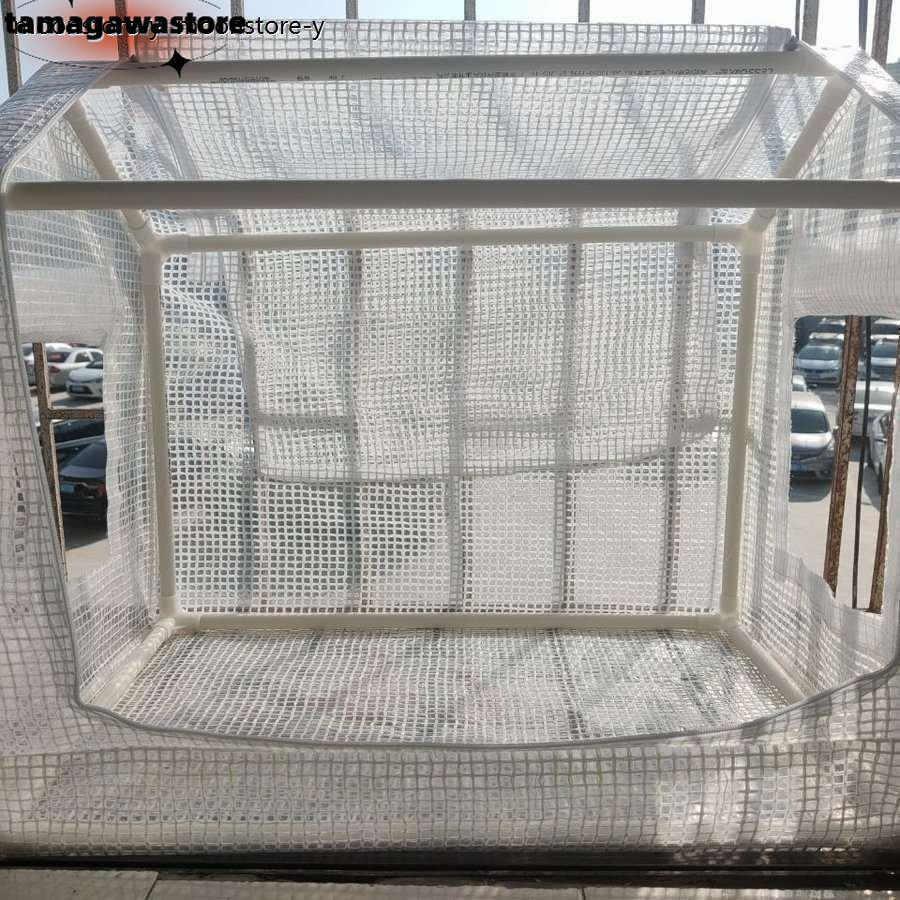 省スペースタイプ ミニ 組立式 ビニールハウス 簡易温室 ビニール温室 菜園ハウス ファスナー付き 育苗 家庭用 園芸 ベランダ | ブランド登録なし | 03