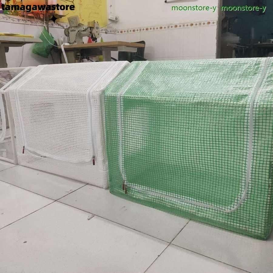 省スペースタイプ ミニ 組立式 ビニールハウス 簡易温室 ビニール温室 菜園ハウス ファスナー付き 育苗 家庭用 園芸 ベランダ | ブランド登録なし | 04