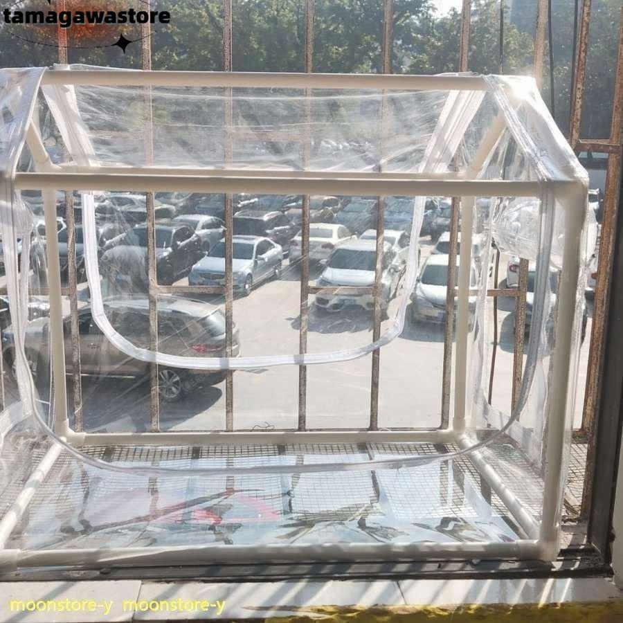 省スペースタイプ ミニ 組立式 ビニールハウス 簡易温室 ビニール温室 菜園ハウス ファスナー付き 育苗 家庭用 園芸 ベランダ | ブランド登録なし | 05