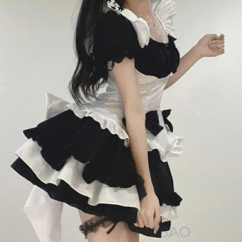 メイド服 コスプレ メイド 服 クラシック 本格的 可愛い コスチューム 衣装 仮装 かわいい お茶会 メイドカフェ 制服 ユニフォーム 萌え系 撮影会 アイドル |  | 06