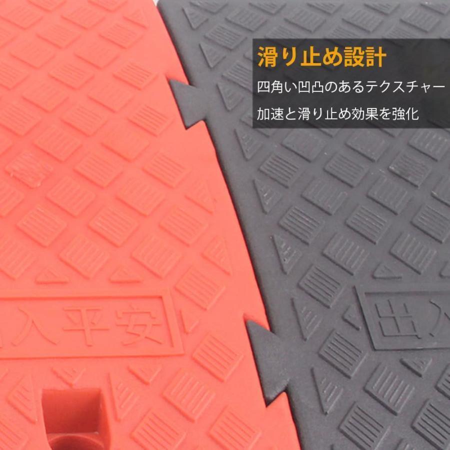 2個セット 段差 スロープ プレート スプライス可能な幅 (高さ7cm/11cm/13cm/16cm/19cm) 段差スロープ ゴム 段差解消スロープ カースロープ 駐車場 車庫 車椅子自 | ブランド登録なし | 07