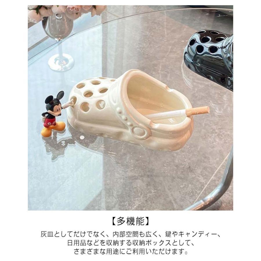 可愛い 灰皿 卓上灰皿 セラミック 灰皿 灰皿 穴付き サンダル 可愛いの穴付きサンダル おしゃれ 卓上 インテリア オフィス 吸煙灰皿 2点セット |  | 12