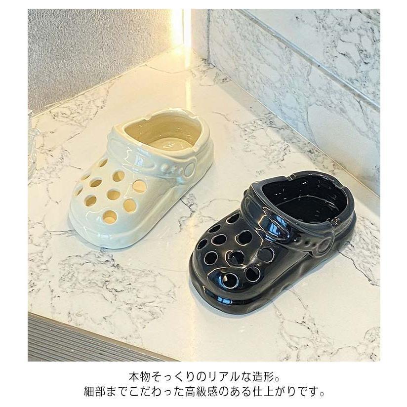 可愛い 灰皿 卓上灰皿 セラミック 灰皿 灰皿 穴付き サンダル 可愛いの穴付きサンダル おしゃれ 卓上 インテリア オフィス 吸煙灰皿 2点セット |  | 08