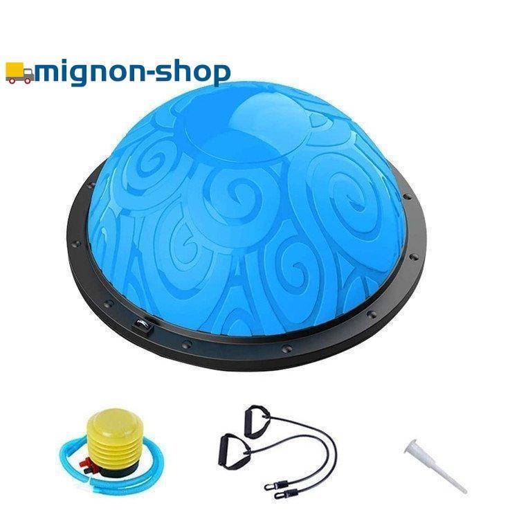 バランスボール半円型バランスディスクヨガボール半球エクササイズボールバランスボード体幹トレーリングダイエット運動耐荷重200kg直径約46cm | ブランド登録なし | 09