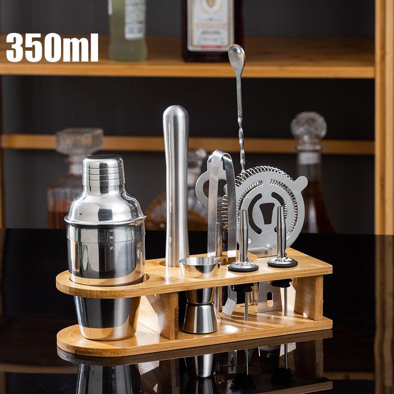カクテルシェイカー 350ml/550ml/700ml/750ml バーテンダーカクテルセットシェーカーステンレス製カクテル道具業務用家庭用スタンド付き |  | 02