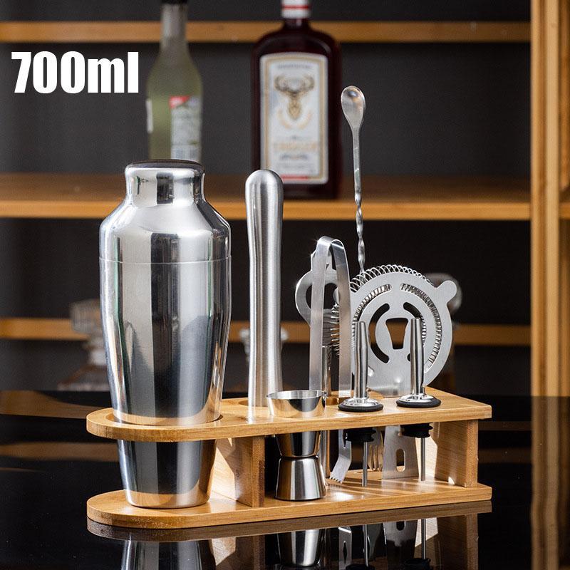 カクテルシェイカー 350ml/550ml/700ml/750ml バーテンダーカクテルセットシェーカーステンレス製カクテル道具業務用家庭用スタンド付き |  | 04
