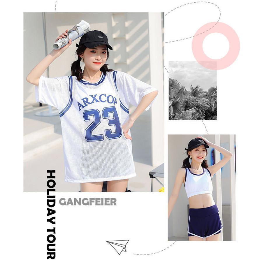 水着 レディース 体型カバー 高校生 中学生 3点セットプール スポーティー ママ 水着 ラッシュガード 韓国 女の子 10代 20代 30代 海 可愛い おしゃれ | ブランド登録なし | 11