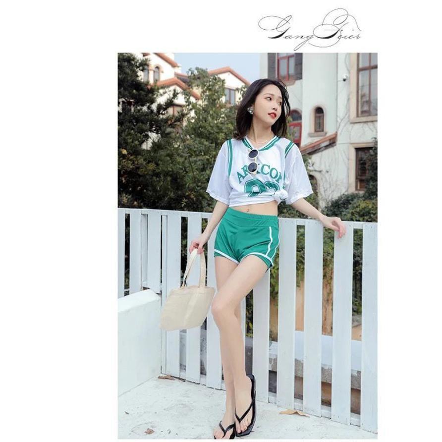 水着 レディース 体型カバー 高校生 中学生 3点セットプール スポーティー ママ 水着 ラッシュガード 韓国 女の子 10代 20代 30代 海 可愛い おしゃれ | ブランド登録なし | 15