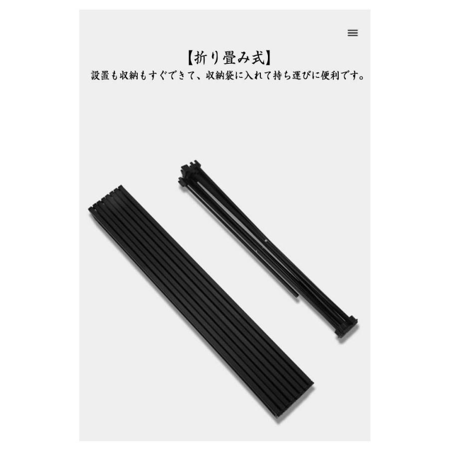 折りたたみテーブル テーブル アルミ製 ロールテーブル コンパクト 軽量 耐荷重30kg 耐熱 折りたたみテーブル 収納袋付き キャンプ テーブル ア | ブランド登録なし | 09