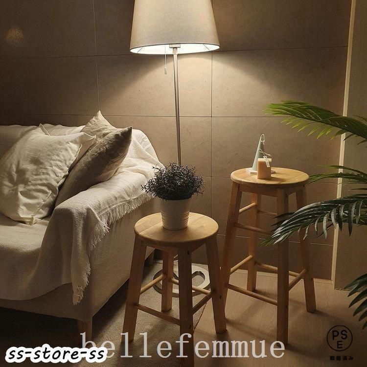 木製スツールウッドスツール丸型円形イスラウンドバーカウンターチェア家具おしゃれ安い椅子ラバーウッドゴムの木 | ブランド登録なし | 13