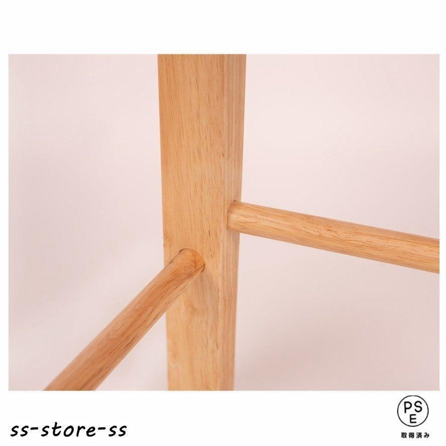 木製スツールウッドスツール丸型円形イスラウンドバーカウンターチェア家具おしゃれ安い椅子ラバーウッドゴムの木 | ブランド登録なし | 08