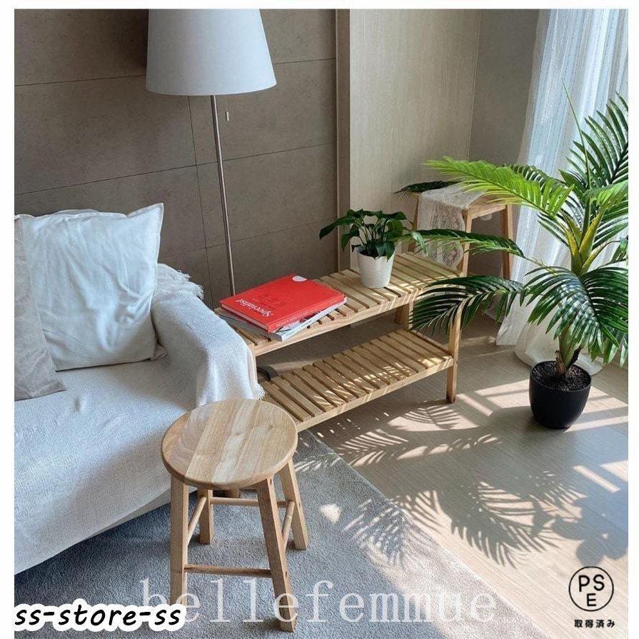 木製スツールウッドスツール丸型円形イスラウンドバーカウンターチェア家具おしゃれ安い椅子ラバーウッドゴムの木 | ブランド登録なし | 09