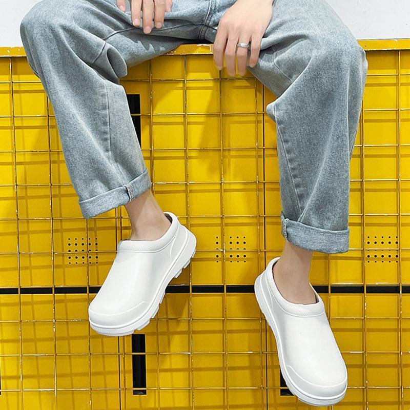 200円OFF！防水コックシューズ 厨房靴 キッチン サボ サンダル 滑りにくい レディース 飲食店 軽い おしゃれ 安い 疲れにくい 厨房シューズ 雨靴 レインブーツ | ブランド登録なし | 11