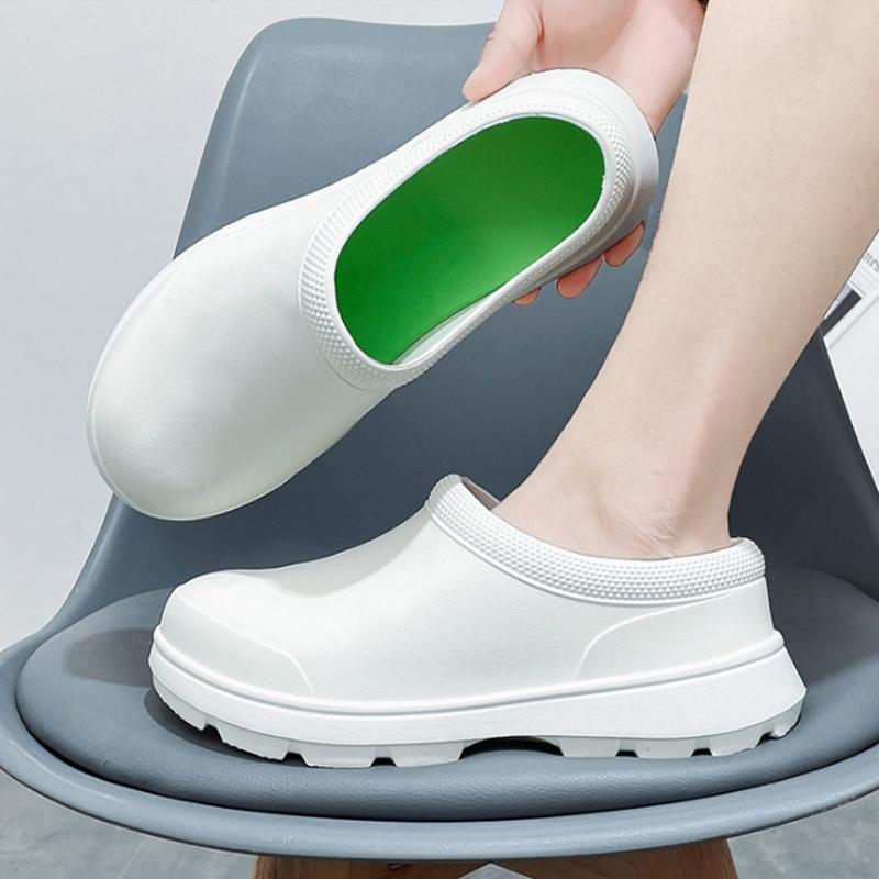 200円OFF！防水コックシューズ 厨房靴 キッチン サボ サンダル 滑りにくい レディース 飲食店 軽い おしゃれ 安い 疲れにくい 厨房シューズ 雨靴 レインブーツ | ブランド登録なし | 05