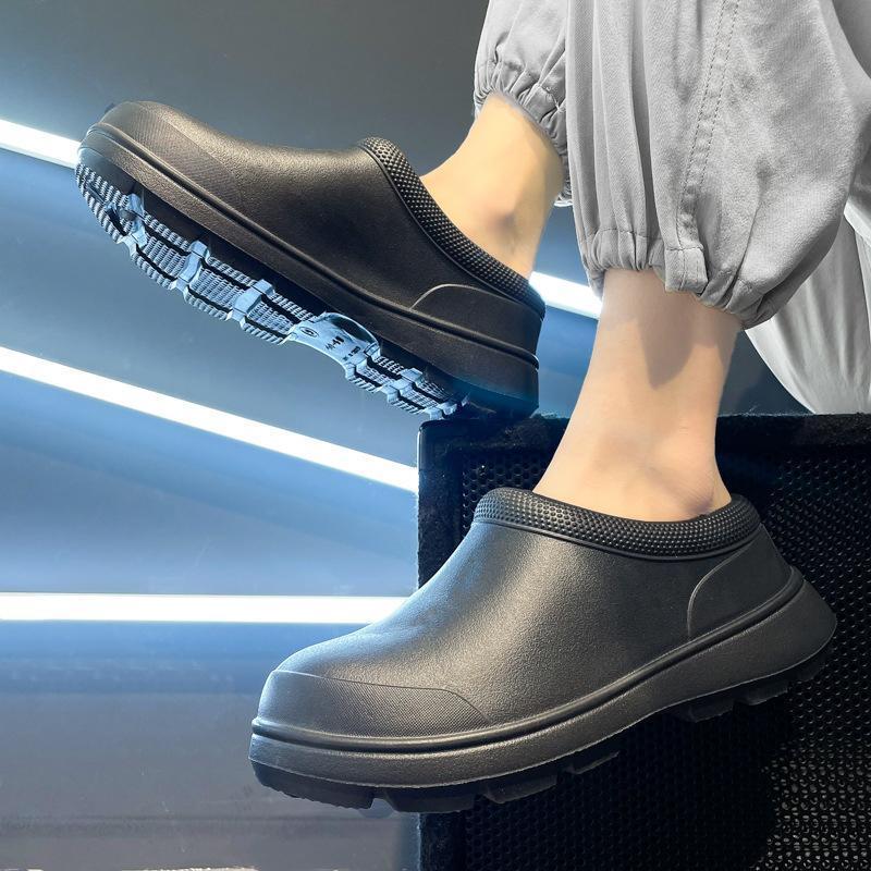 200円OFF！防水コックシューズ 厨房靴 キッチン サボ サンダル 滑りにくい レディース 飲食店 軽い おしゃれ 安い 疲れにくい 厨房シューズ 雨靴 レインブーツ | ブランド登録なし | 06