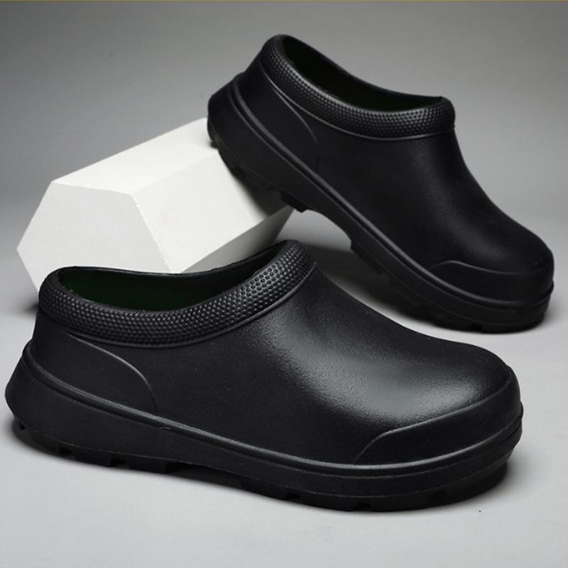 200円OFF！防水コックシューズ 厨房靴 キッチン サボ サンダル 滑りにくい レディース 飲食店 軽い おしゃれ 安い 疲れにくい 厨房シューズ 雨靴 レインブーツ | ブランド登録なし | 07