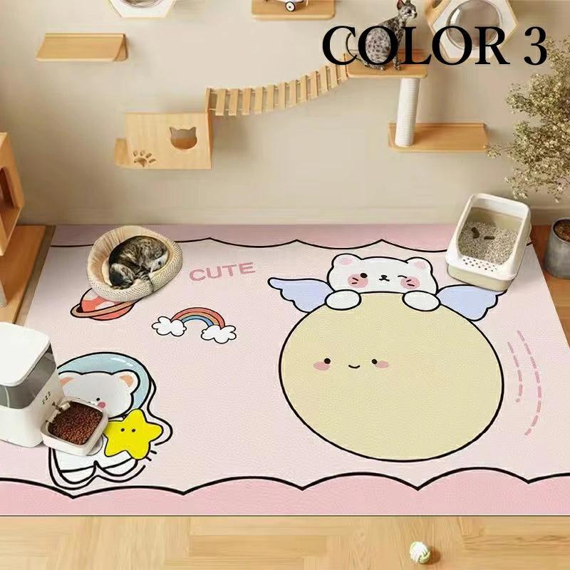ペットマット 防水 撥水 滑らない 滑り止め 大判 ラグ カーペット プレイマット ペット 猫 犬 マット 怪我防止 傷防止 下敷きマット ペットシーツ 洗える 拭ける |  | 03