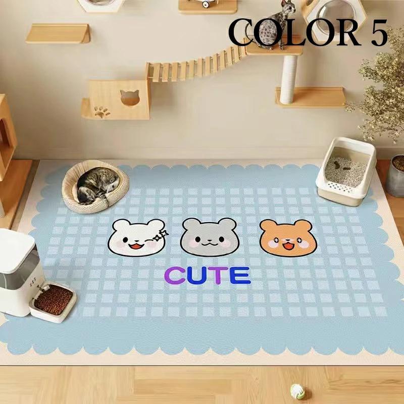 ペットマット 防水 撥水 滑らない 滑り止め 大判 ラグ カーペット プレイマット ペット 猫 犬 マット 怪我防止 傷防止 下敷きマット ペットシーツ 洗える 拭ける |  | 05