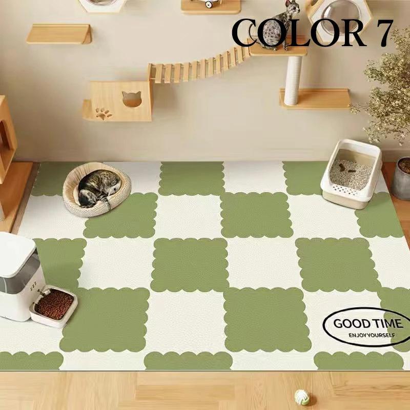 ペットマット 防水 撥水 滑らない 滑り止め 大判 ラグ カーペット プレイマット ペット 猫 犬 マット 怪我防止 傷防止 下敷きマット ペットシーツ 洗える 拭ける |  | 07
