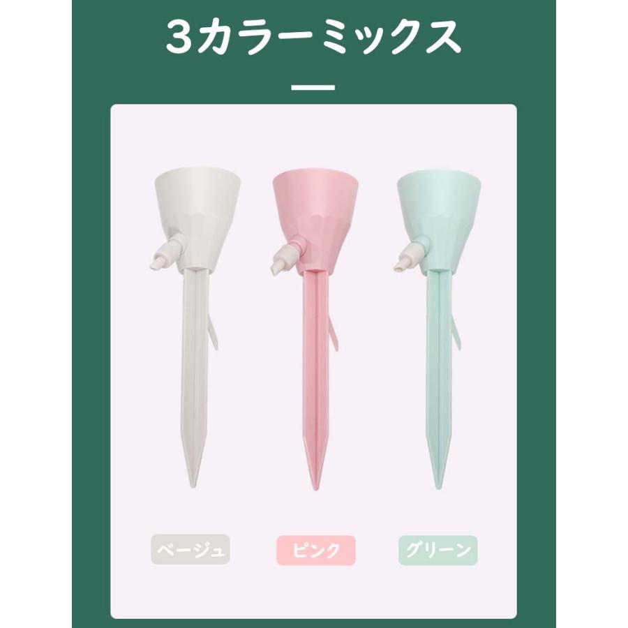 自動給水キャップ 6/9/12個セット 6/9/12PCS 水やり 水やり当番 自動水やり器 自動給水器 植物 じょうろ 散水 水遣り器 挿すだけ 水量調節可能 ボトル対応 園芸 | ブランド登録なし | 10