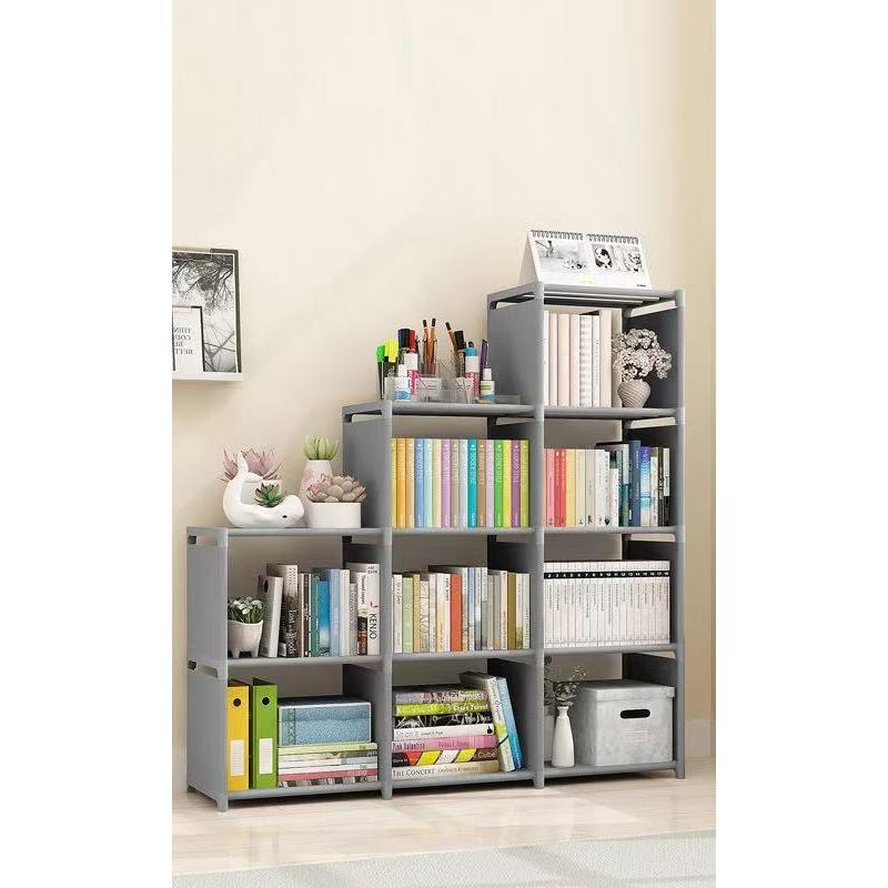 収納棚 本棚 大容量 薄型布 簡易 安い おしゃれ カラーボックス 単列/二列 棚ラック 漫画 衣類 おもちゃ 収納ボックス 便利なワードローブ ブック収納 |  | 12