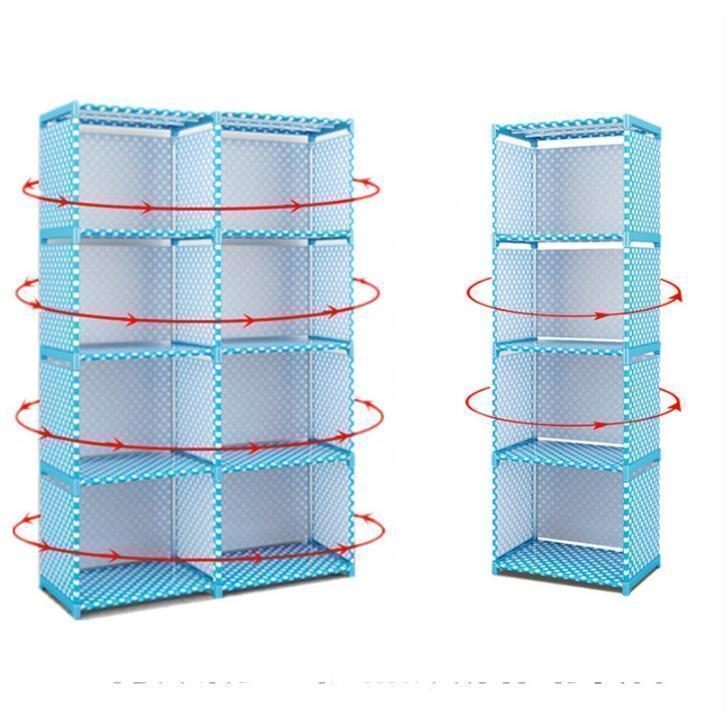 収納棚 本棚 大容量 薄型布 簡易 安い おしゃれ カラーボックス 単列/二列 棚ラック 漫画 衣類 おもちゃ 収納ボックス 便利なワードローブ ブック収納 |  | 15