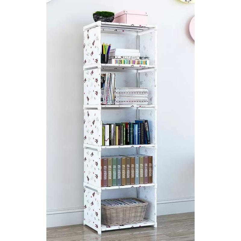 収納棚 本棚 大容量 薄型布 簡易 安い おしゃれ カラーボックス 単列/二列 棚ラック 漫画 衣類 おもちゃ 収納ボックス 便利なワードローブ ブック収納 |  | 03