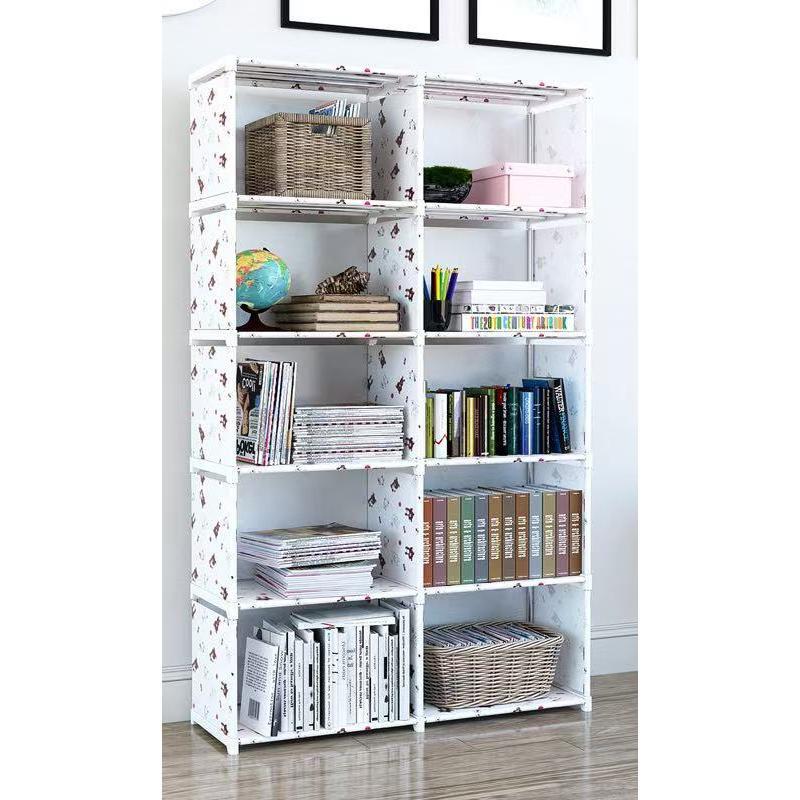 収納棚 本棚 大容量 薄型布 簡易 安い おしゃれ カラーボックス 単列/二列 棚ラック 漫画 衣類 おもちゃ 収納ボックス 便利なワードローブ ブック収納 |  | 05
