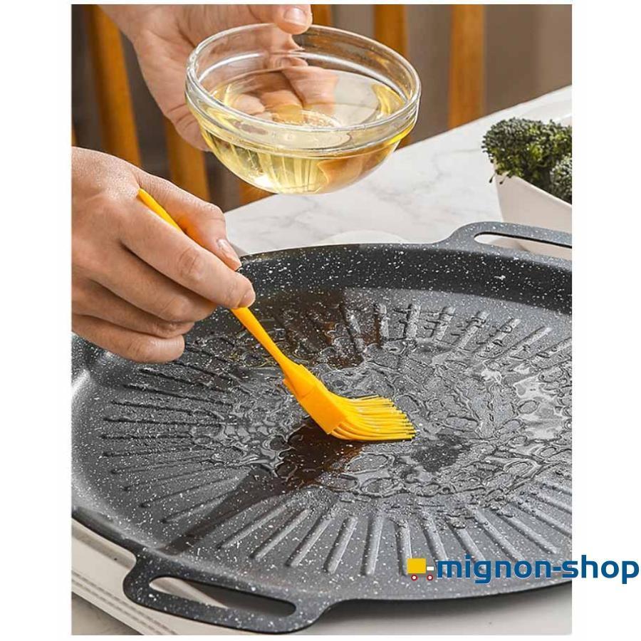 パン プレート パン IH対応 焼肉プレート フライパン 鍋 直火 BBQ ィング 取っ手 アウトドア 麦飯石 ステーキ ハンバーグ 焼肉 | ブランド登録なし | 11