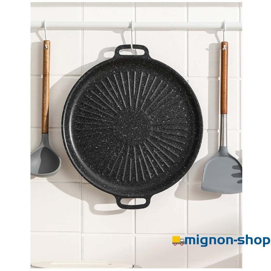 パン プレート パン IH対応 焼肉プレート フライパン 鍋 直火 BBQ ィング 取っ手 アウトドア 麦飯石 ステーキ ハンバーグ 焼肉 | ブランド登録なし | 13